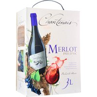 Chantenais Merlot 3,0L Bag in Box   – Rotwein, Frankreich, trocken, 3l