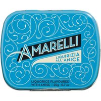 Amarelli Liquirizia all’anice – Blue Sky 20g   – Fudge, Dragees, …, Italien, 0.0200 kg