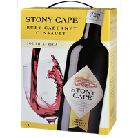 Stony Cape Ruby Cabernet – Cinsault Rotwein trocken Bag in Box 3 l