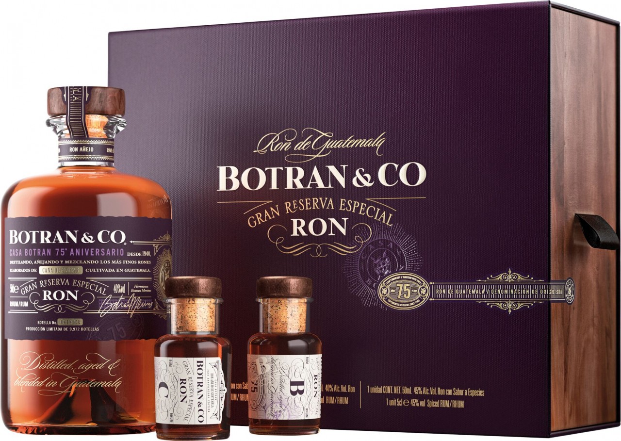 Botran&Co Gran Reserva Especial, 75th Anniversary Geschenkbox